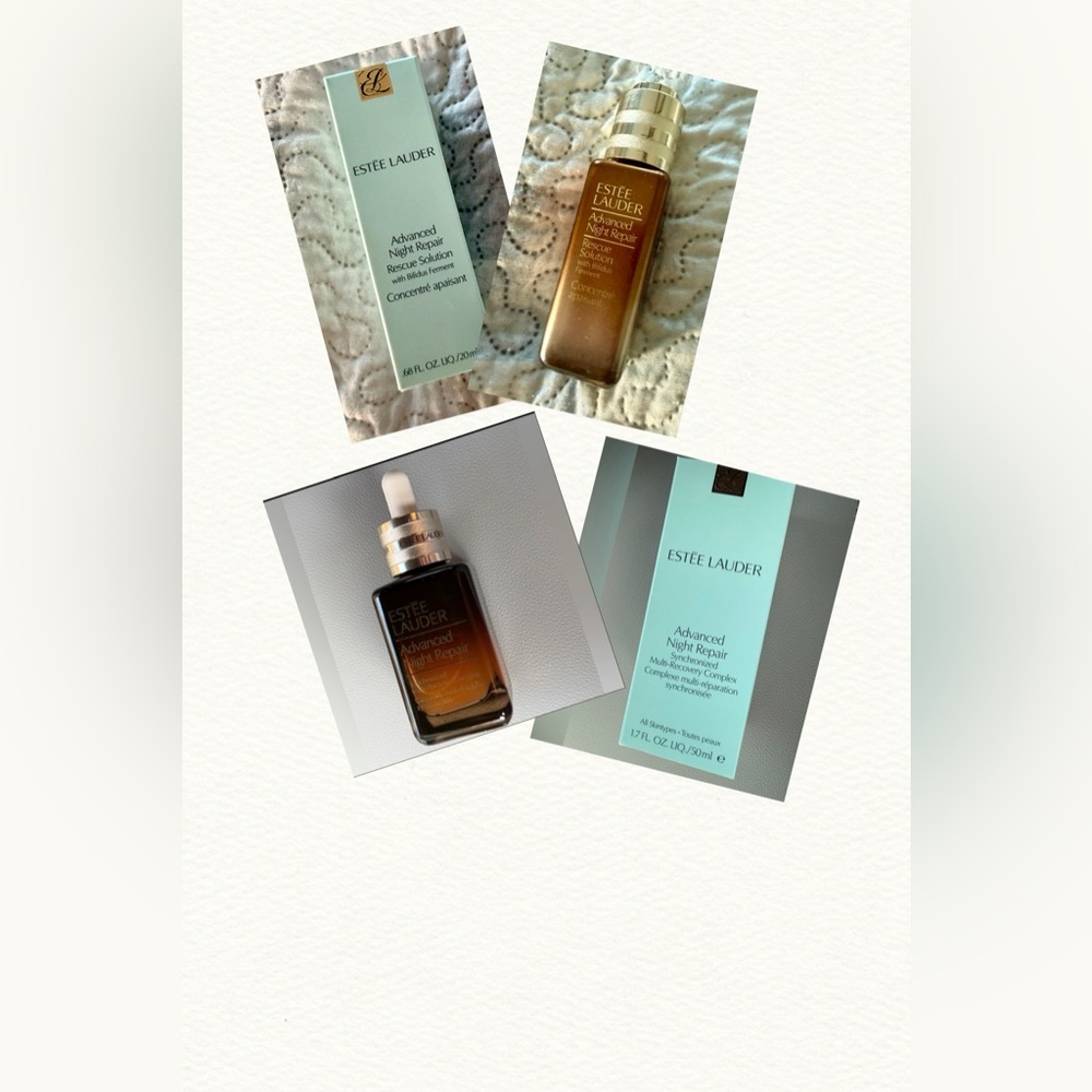 Estée Lauder Advanced Night Repair Serum AND Rescue Solution Bundle